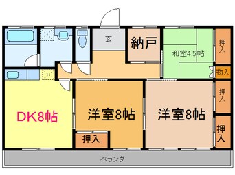 間取図 曽根マンション