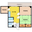 曽根マンションの間取図