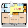 船田ハイツ 3DKの間取り