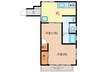 東海林マンション 2Kの間取り