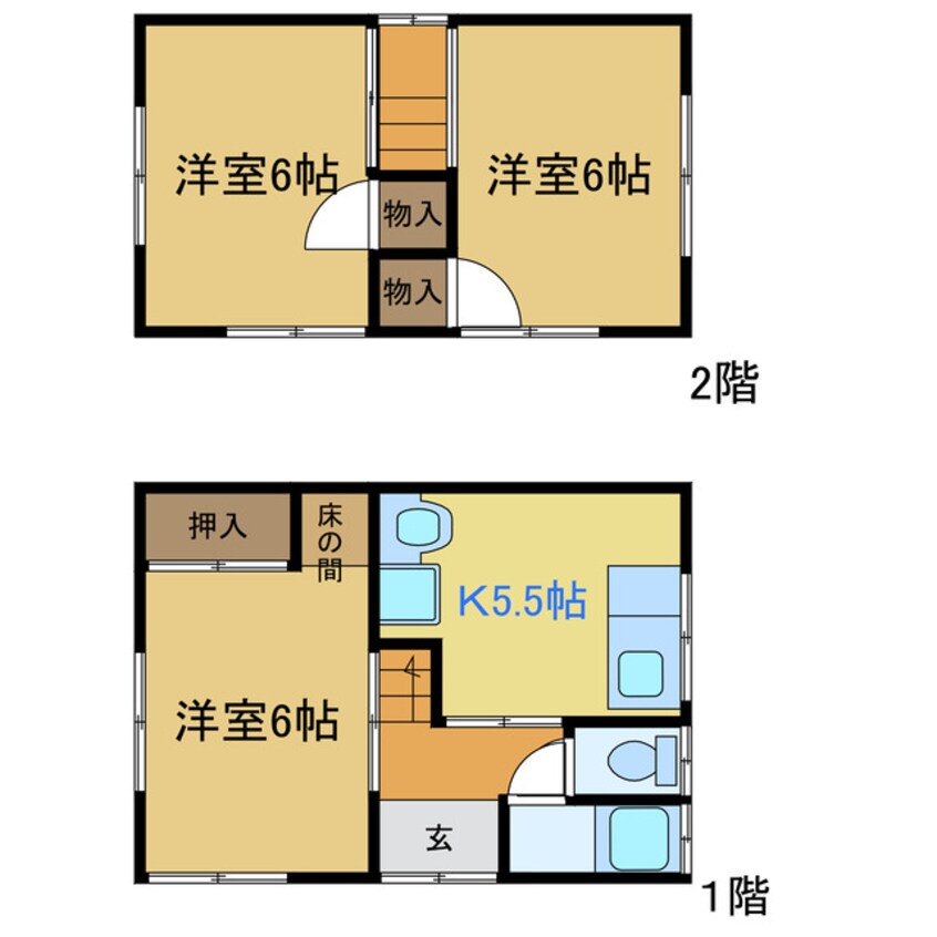 間取図 保田ハウス