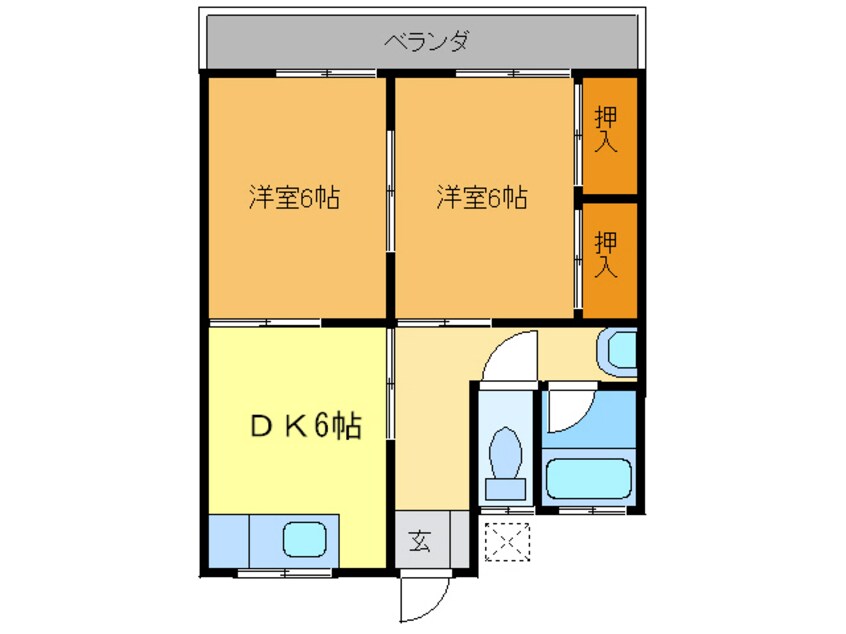 間取図 サンリバティ