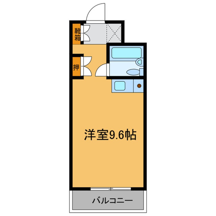 間取図 パーシモンハイツ