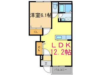 間取図 ｻﾆｰﾌﾟﾚｲｽ