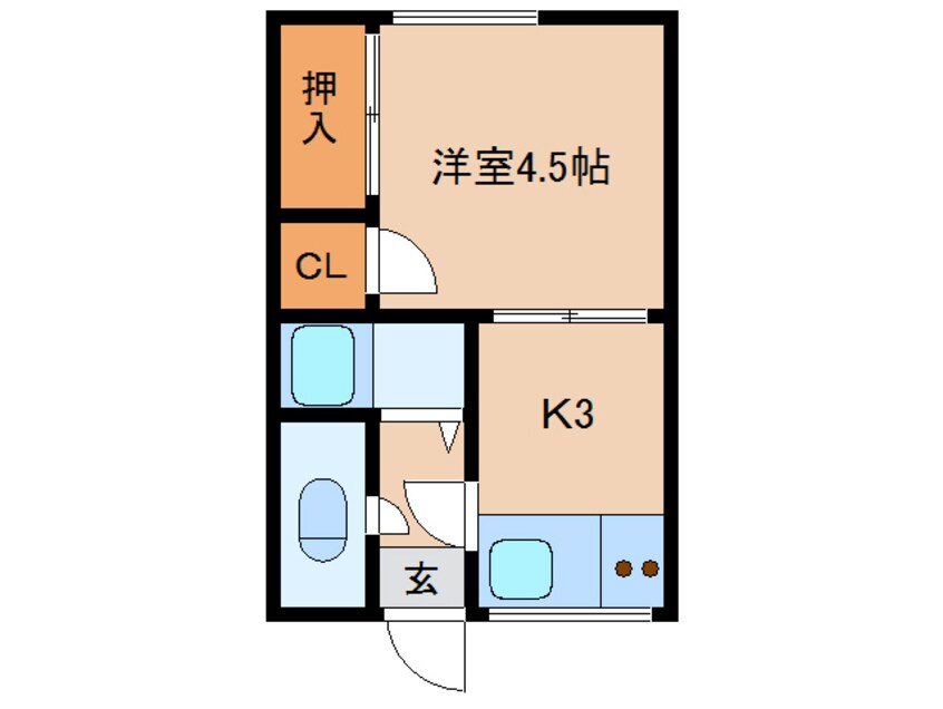 間取図 松影アパート