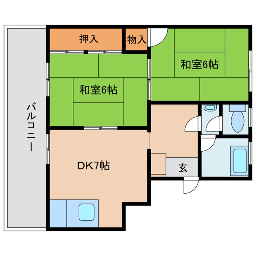 間取図 山下マンション