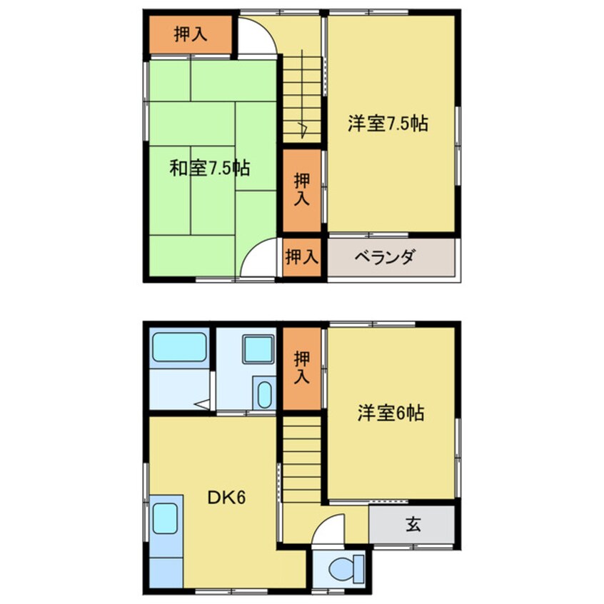 間取図 長堀中村住宅