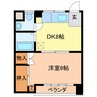 桂ハイツ 1DKの間取り