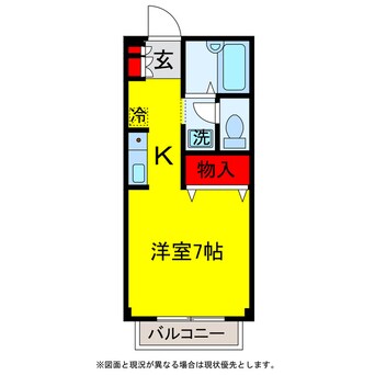 間取図 内房線/五井駅 徒歩15分 2階 築25年