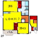 フルゴルⅠの間取図