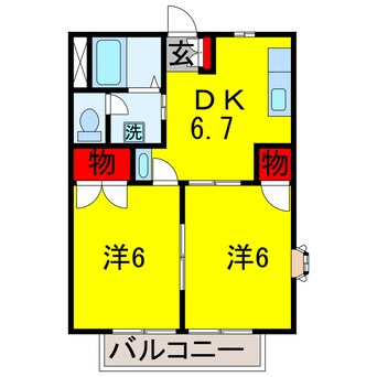 間取図 藤井ハイツ