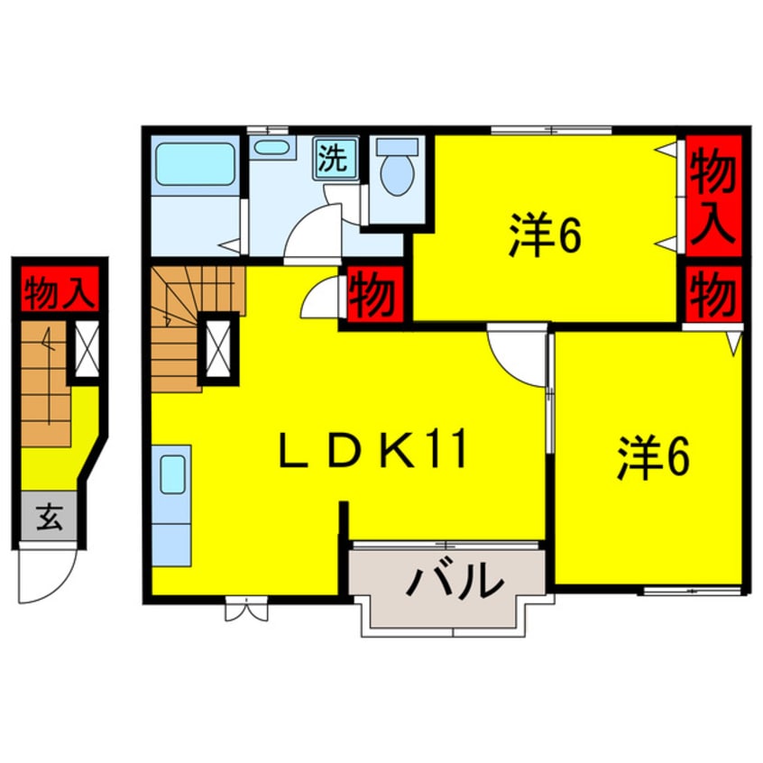 間取図 グランビアＡ