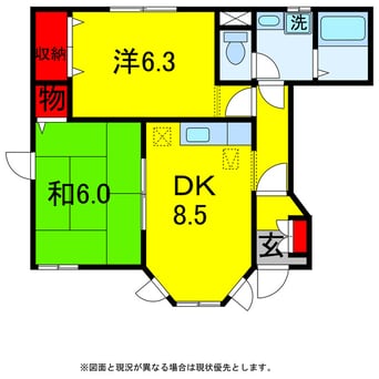 間取図 グランビアＡ
