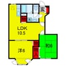 バレンシアA・B 2LDKの間取り