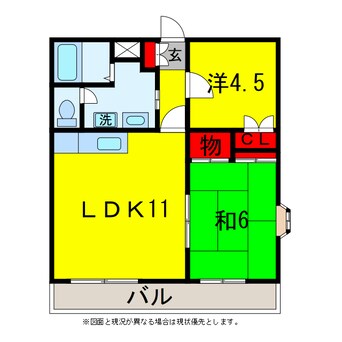 間取図 内房線/五井駅 徒歩13分 1階 築31年