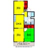 内房線/五井駅 バス:11分:停歩2分 2階 築32年 3DKの間取り