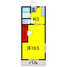 内房線/五井駅 バス:10分:停歩4分 1階 築36年 1Kの間取り