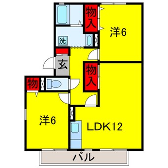 間取図 内房線/五井駅 バス8分志村胃腸科外科医院前下車:停歩4分 1階 築31年