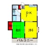 内房線/八幡宿駅 バス:20分:停歩3分 1階 築31年 2DKの間取り