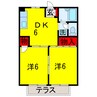 内房線/八幡宿駅 徒歩13分 1階 築34年 2DKの間取り