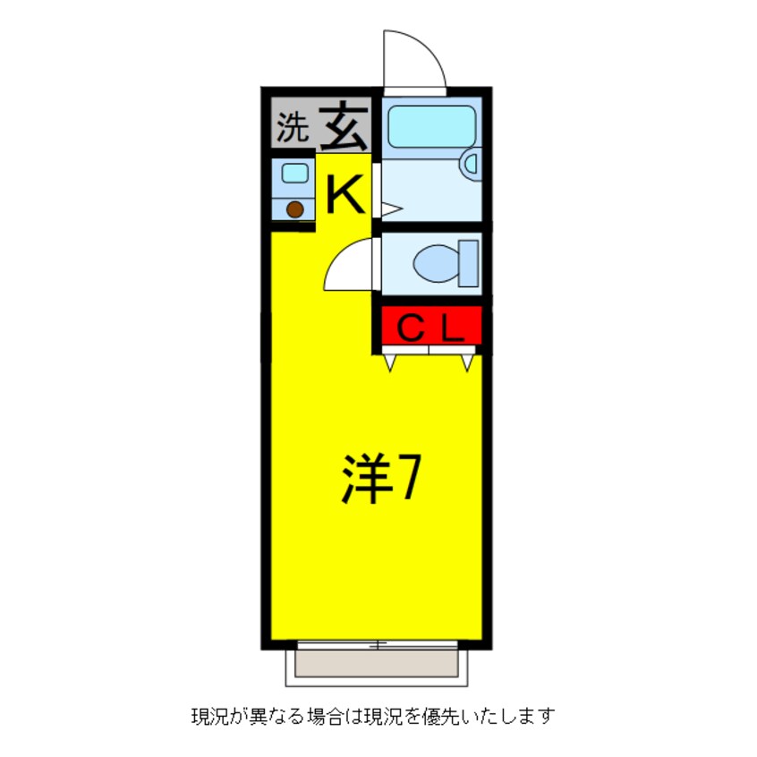 間取図 内房線/五井駅 バス15分東国分寺台下車:停歩1分 1階 築28年