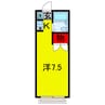 キャンパスほんごう 1Rの間取り