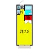 キャンパスほんごう 1Rの間取り