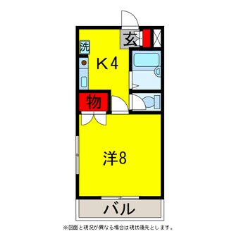 間取図 コーポ中村