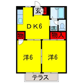 間取図 リバーサイド88