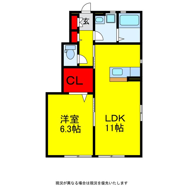 間取り図 プランドールK