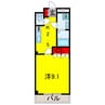 内房線/姉ケ崎駅 バス:6分:停歩2分 1階 築21年 1Kの間取り