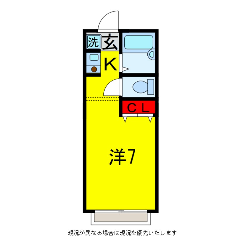 間取図 内房線/五井駅 バス8分根田下車:停歩6分 1階 築30年