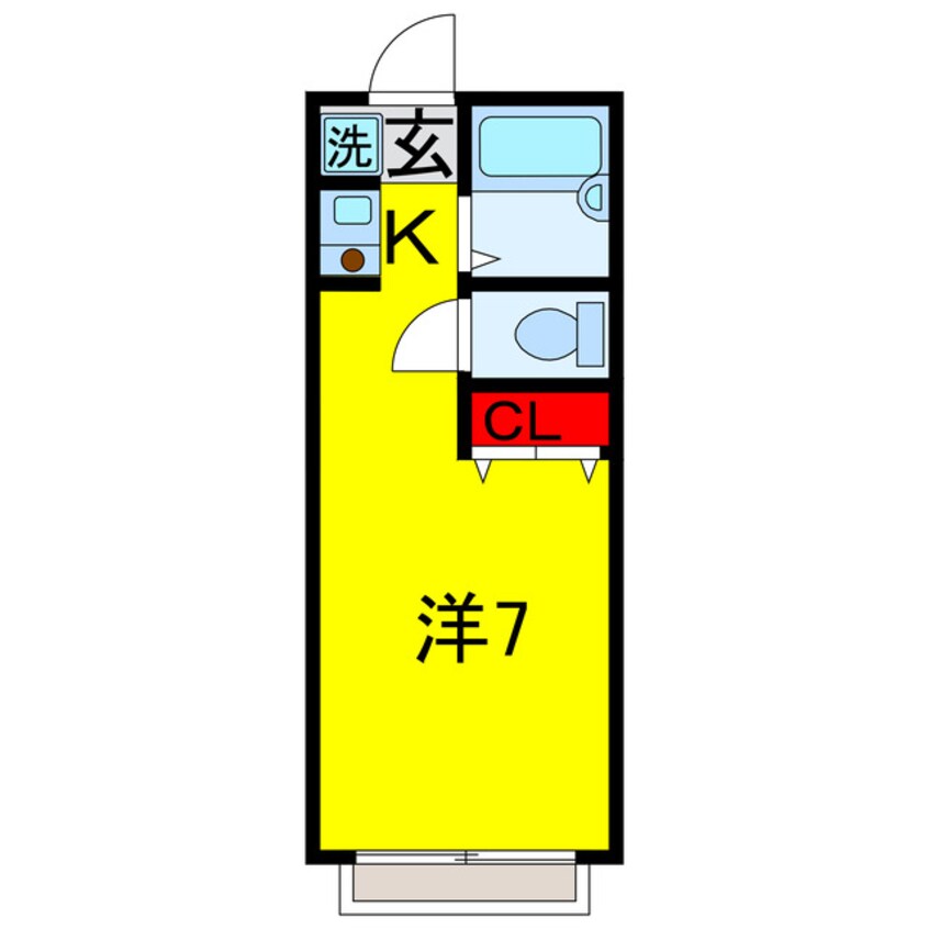 間取図 京成千葉線・千原線/ちはら台駅 バス10分ちはら台団地下車:停歩3分 1階 築28年