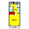 グレース八木３ 1Kの間取り