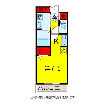 間取図 ブリリアント姉崎