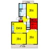内房線/五井駅 バス:13分:停歩1分 3階 築28年 3DKの間取り