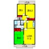 内房線/五井駅 徒歩14分 1階 築24年 3LDKの間取り