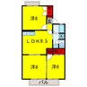 内房線/五井駅 バス:10分:停歩5分 2階 築32年 3DKの間取り