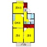 内房線/五井駅 バス:6分:停歩6分 1階 築31年 3DKの間取り