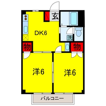 間取図 ラ･メール６５