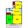 内房線/五井駅 バス:5分:停歩4分 2階 築40年 3DKの間取り