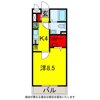 間取図 内房線/八幡宿駅 徒歩4分 2階 築17年