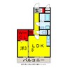 内房線/八幡宿駅 徒歩4分 3階 築17年 1LDKの間取り