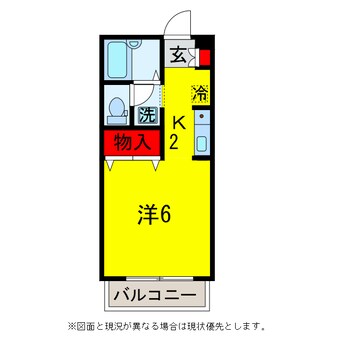 間取図 内房線/五井駅 バス11分飛天坂下車:停歩5分 2階 築27年