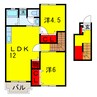 内房線/五井駅 バス:14分:停歩2分 2階 築21年 2LDKの間取り