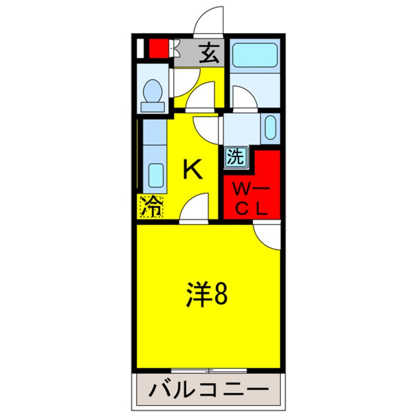 間取図 内房線/八幡宿駅 徒歩15分 2階 築15年