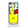 内房線/八幡宿駅 徒歩15分 1階 築16年 1Kの間取り