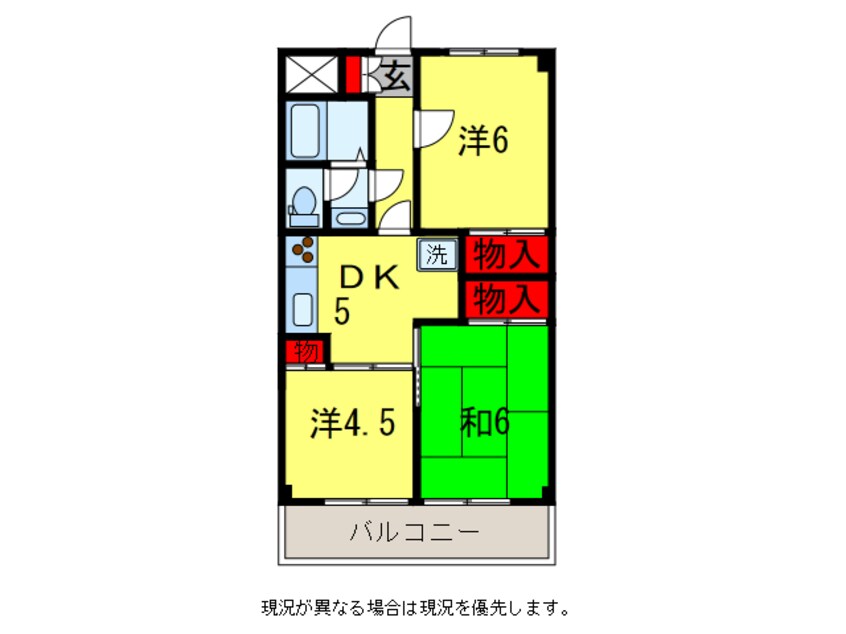 間取図 内房線/八幡宿駅 徒歩3分 2階 築29年