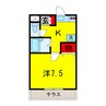 ラピドマンション 1Kの間取り