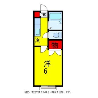 間取図 内房線/八幡宿駅 徒歩10分 1階 築31年